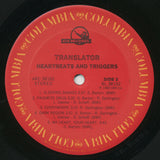 Translator (3) : Heartbeats And Triggers (LP, Album, Ter)