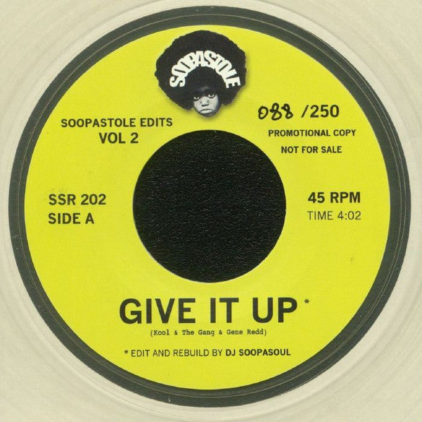 Kool & The Gang & Gene Redd / Aretha Franklin : Give It Up / Rock Steady (7", Ltd, Num, Promo, RP, Unofficial, Cle)