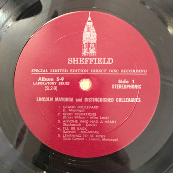 Lincoln Mayorga : Lincoln Mayorga & Distinguished Colleagues (LP, Album, Ltd)