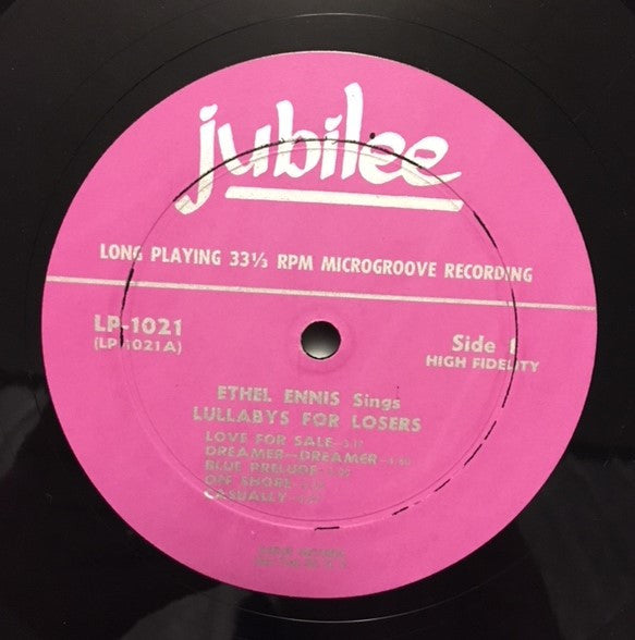 Ethel Ennis : Lullabies For Losers (LP, Album, Mono, Bla)