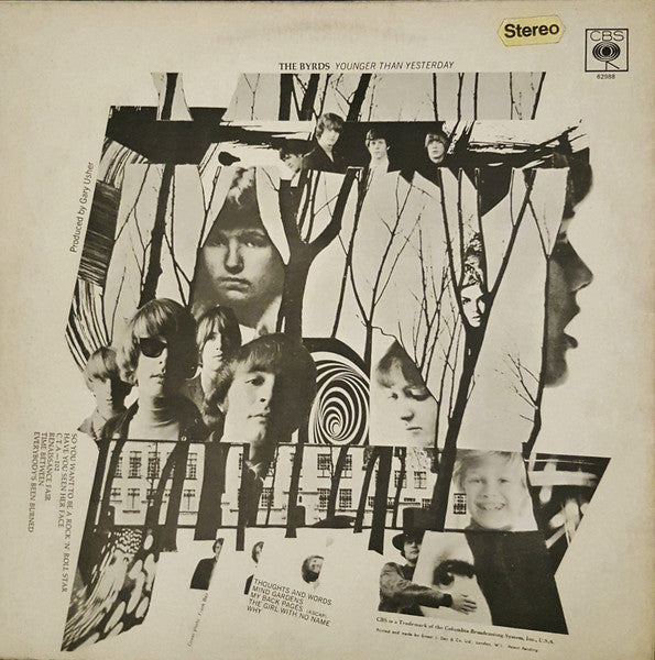The Byrds : Younger Than Yesterday (LP, Album, RP)