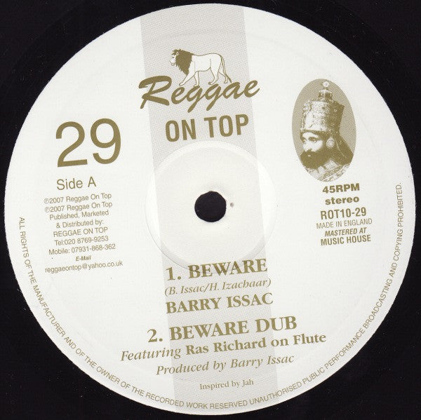 Barry Issac : Beware (10")