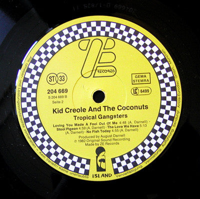 Kid Creole And The Coconuts : Tropical Gangsters (LP, Album)