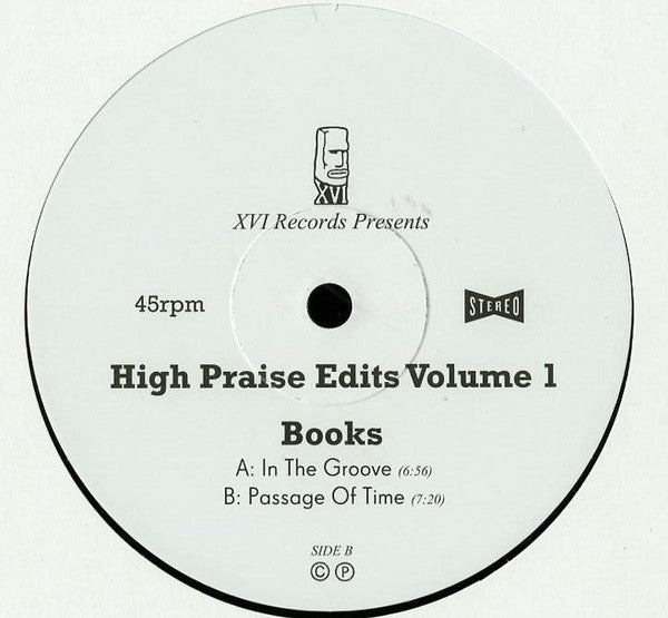 Books (3) : High Praise Edits Volume 1 (12")
