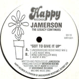 Jamerson* : Got To Give It Up (12", Whi)