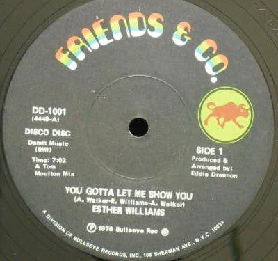 Esther Williams : You Gotta Let Me Show You  (12")