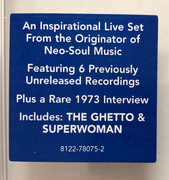 Donny Hathaway : These Songs For You, Live! (CD, Comp)