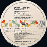 Janet Jackson : Control (LP, Album, Whi)