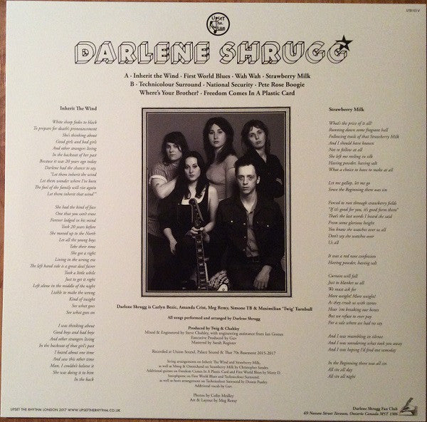 Darlene Shrugg : Darlene Shrugg (12", Album, Cle)