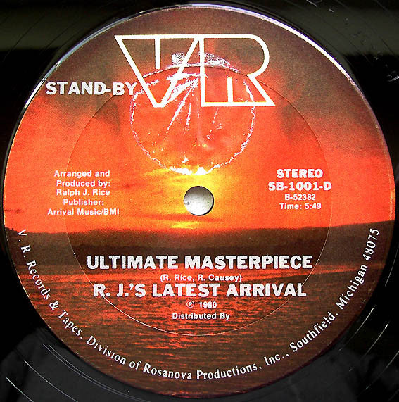 R.J.'s Latest Arrival : Ultimate Masterpiece (12")