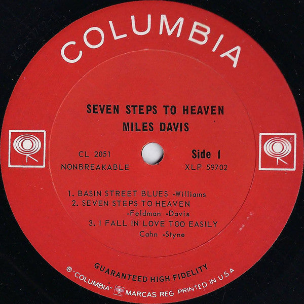 Miles Davis : Seven Steps To Heaven (LP, Album, Mono, Ter)