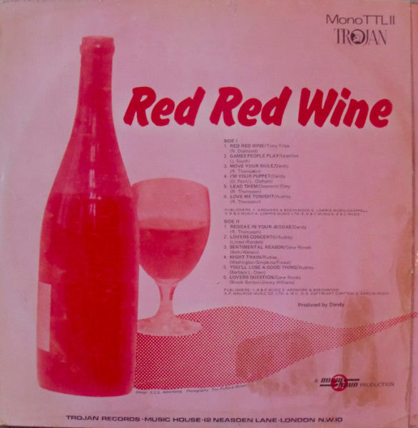 Various : Red Red Wine (LP, Comp, Mono)