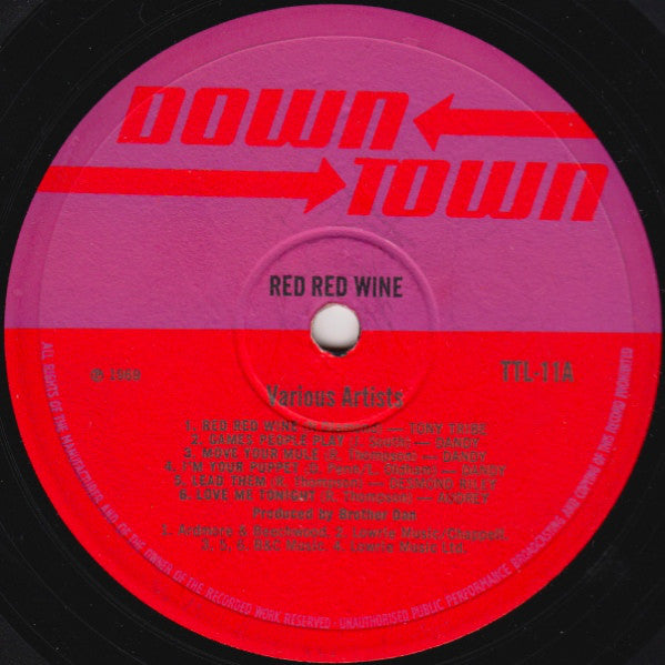 Various : Red Red Wine (LP, Comp, Mono)