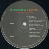 Pet Shop Boys : It's Alright (The Alternatives) (10", Single, Ltd, Lyn)
