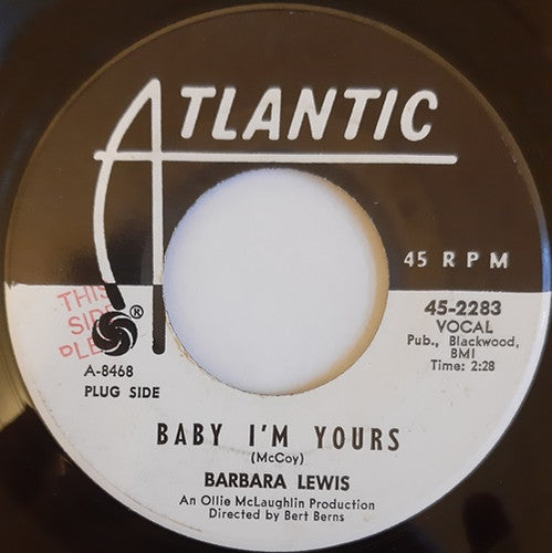 Barbara Lewis : Baby, I'm Yours (7", Single, Promo)