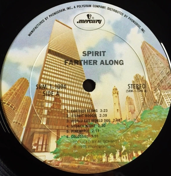 Spirit (8) : Farther Along (LP, Album, Pit)