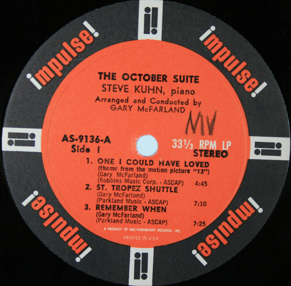 Steve Kuhn : The October Suite (LP, Album)