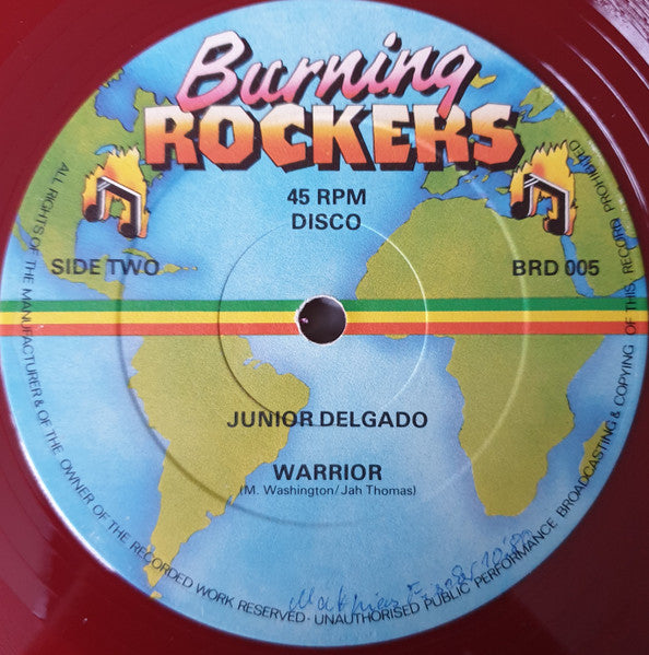 Junior Delgado : The Raiders / Warrior (12", Red)