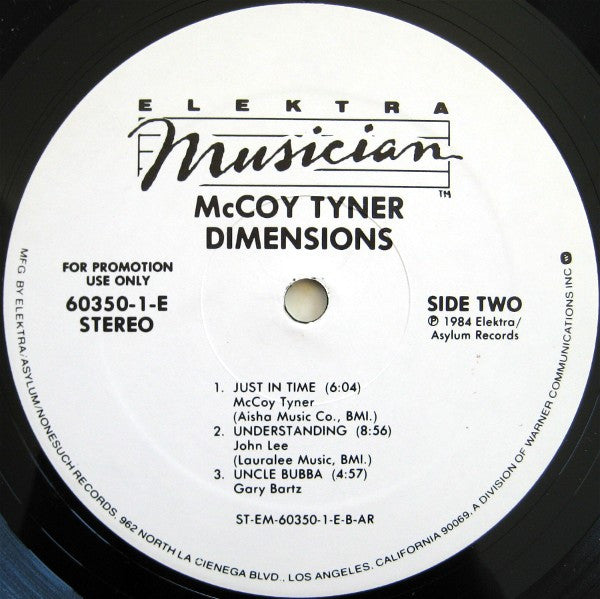 McCoy Tyner : Dimensions (LP, Album, Promo)