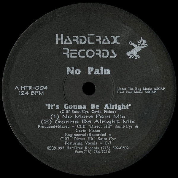 No Pain : It's Gonna Be Alright (12")
