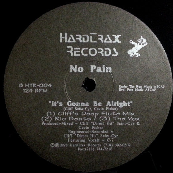 No Pain : It's Gonna Be Alright (12")