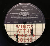 Wings (2) : Wings At The Speed Of Sound (LP, Album, Jac)