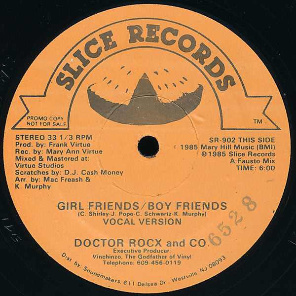 Doctor Rocx And Co. : Girl Friends / Boy Friends (12", Promo)