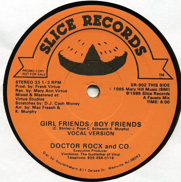 Doctor Rocx And Co. : Girl Friends / Boy Friends (12", Promo)