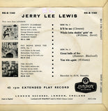 Jerry Lee Lewis : Jerry Lee Lewis (7", EP, RP)