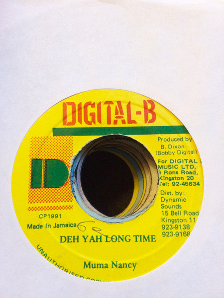 Muma Nancy : Deh Yah Long Time (7")