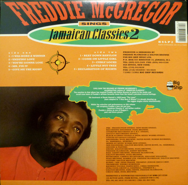 Freddie McGregor : Sings Jamaican Classics 2 (LP, Album)