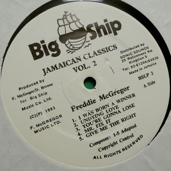 Freddie McGregor : Sings Jamaican Classics 2 (LP, Album)