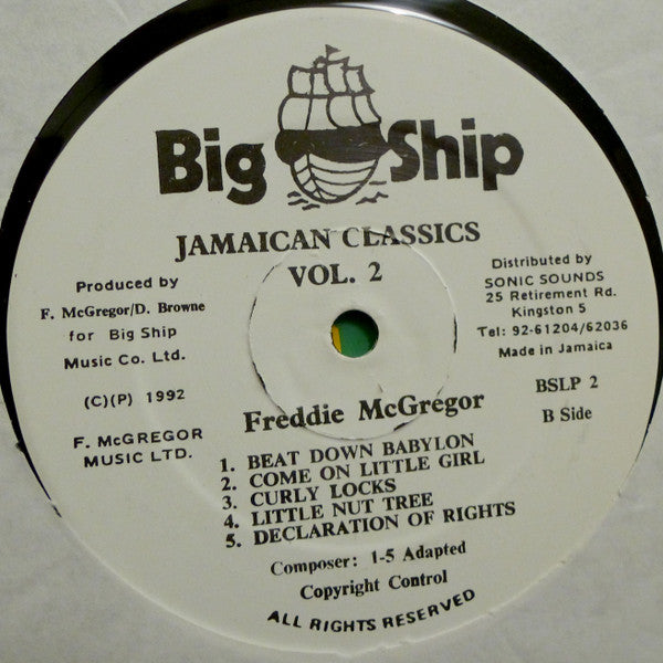 Freddie McGregor : Sings Jamaican Classics 2 (LP, Album)