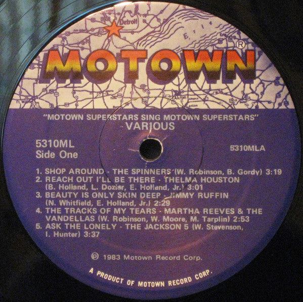 Various : Motown Superstars Sing Motown Superstars (LP, Comp)