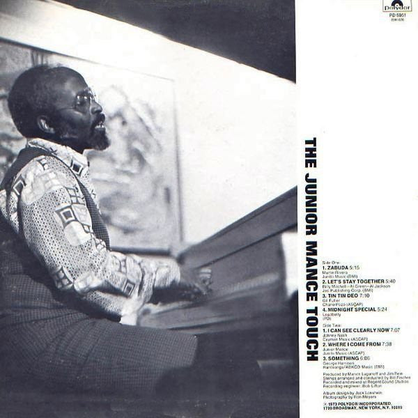 Junior Mance : The Junior Mance Touch (LP, Album)