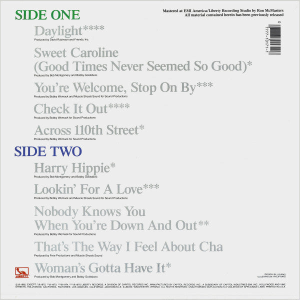 Bobby Womack : Greatest Hits (LP, Comp, Jac)