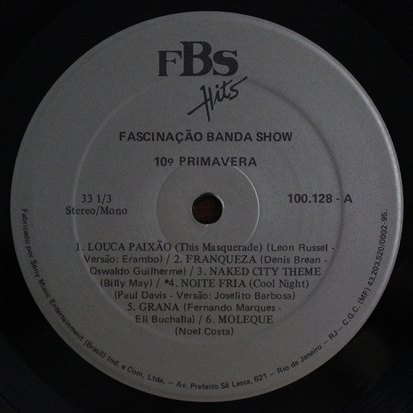 Fascinação Banda Show : 10ª Primavera (LP, Album, Gat)