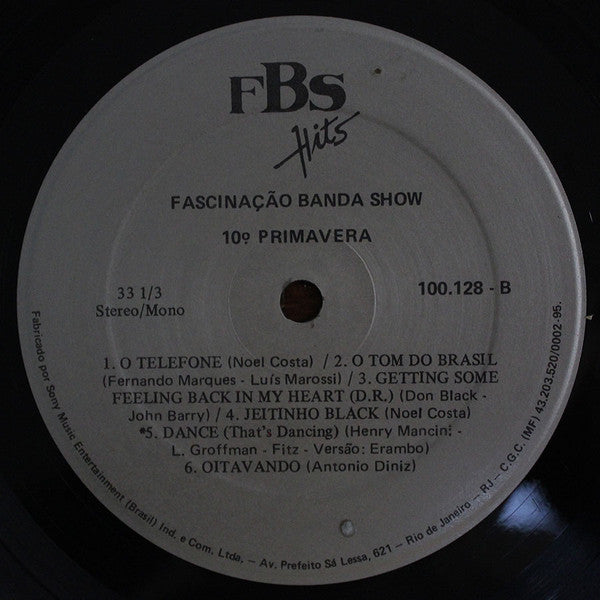 Fascinação Banda Show : 10ª Primavera (LP, Album, Gat)
