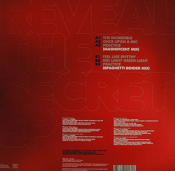 J-Live : Reveal The Secret EP (12", EP)