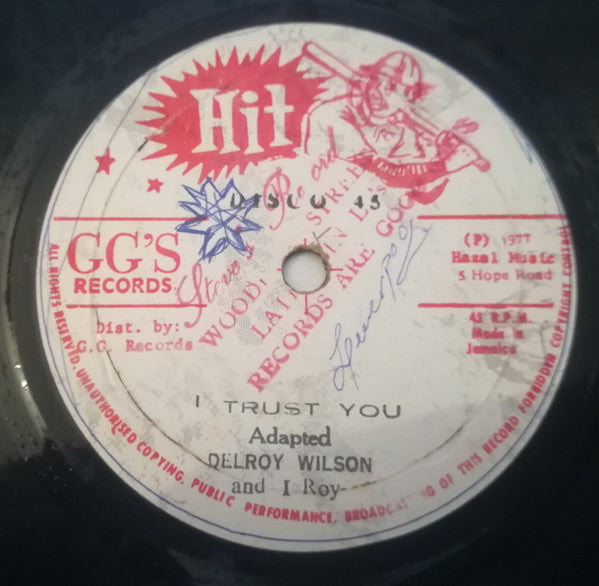 Delroy Wilson And I Roy* : I Trust You (12")