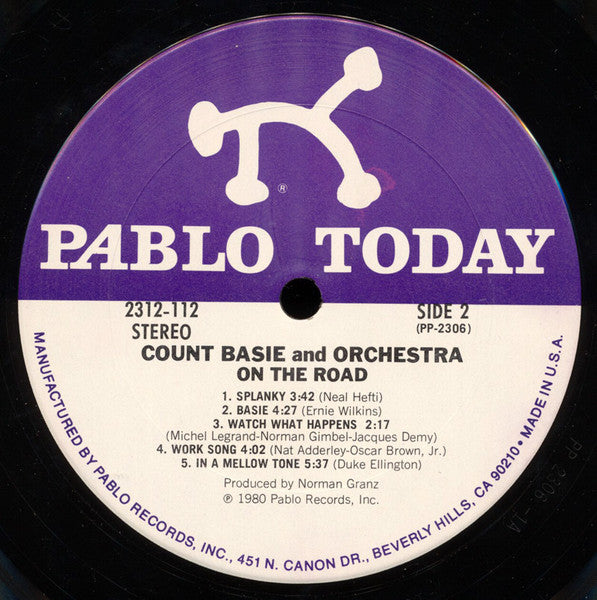 Count Basie And Orchestra* : On The Road (LP, Album, Ter)
