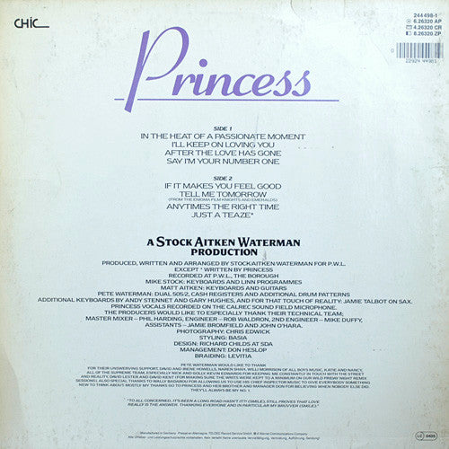 Princess : Princess (LP, Album)