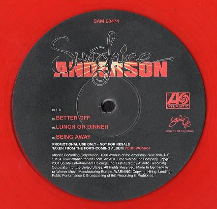 Sunshine Anderson : Sunshine Anderson (12", Promo, Smplr, Red)