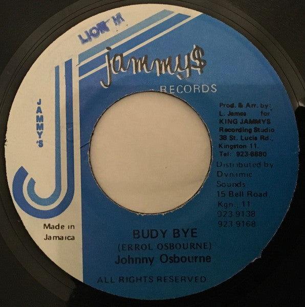Johnny Osbourne : Budy Bye (7", RE)