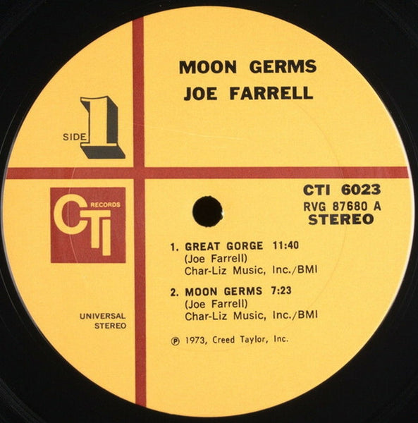 Joe Farrell : Moon Germs (LP, Album, Gat)