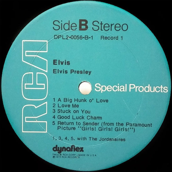 Elvis Presley : Elvis (2xLP, Comp, Pla)