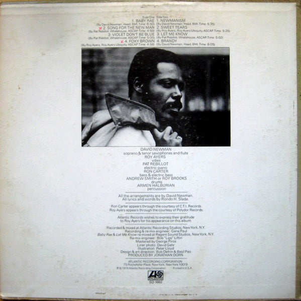 David "Fathead" Newman : Newmanism (LP, Album, MO )