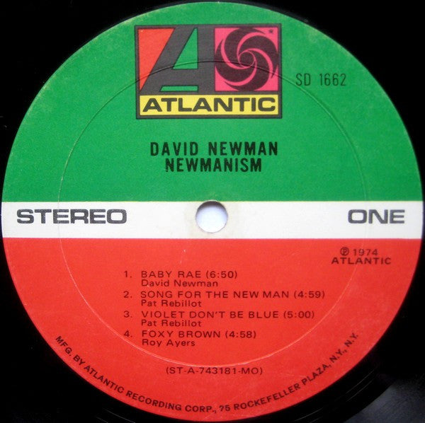 David "Fathead" Newman : Newmanism (LP, Album, MO )