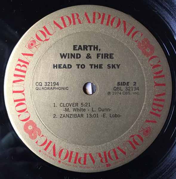 Earth, Wind & Fire : Head To The Sky (LP, Album, Quad, Gat)