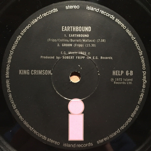 King Crimson : Earthbound (LP, Album)